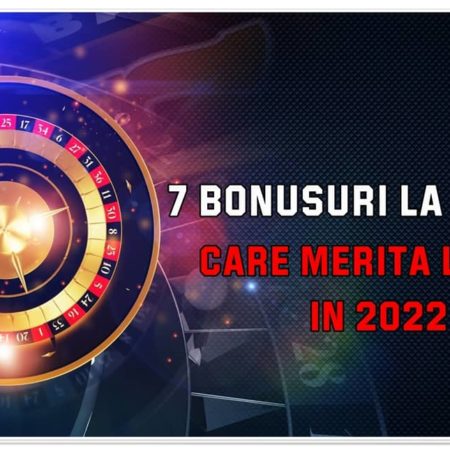 Cele mai bune 7 bonusuri la cazino online 2023