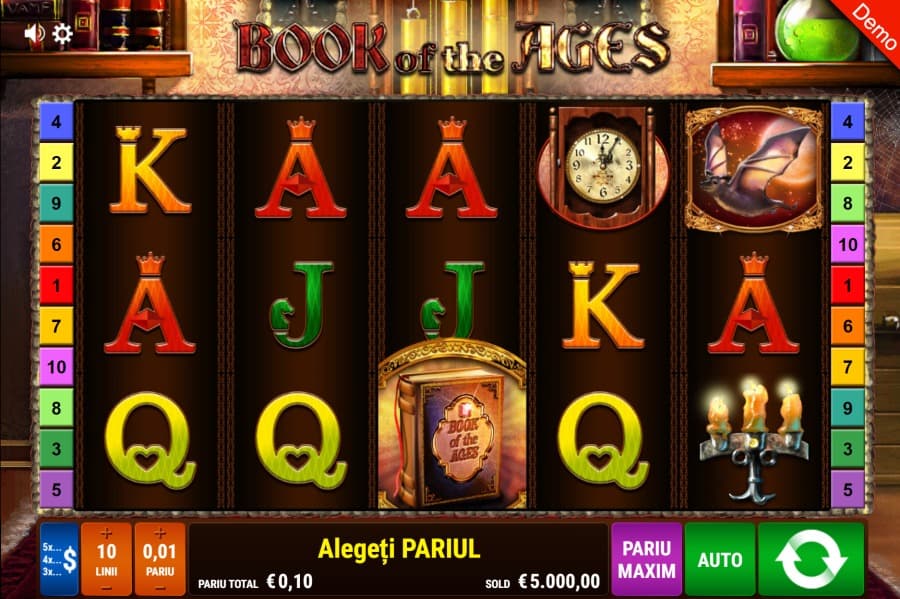 Sloturi cazino: Book of Ages