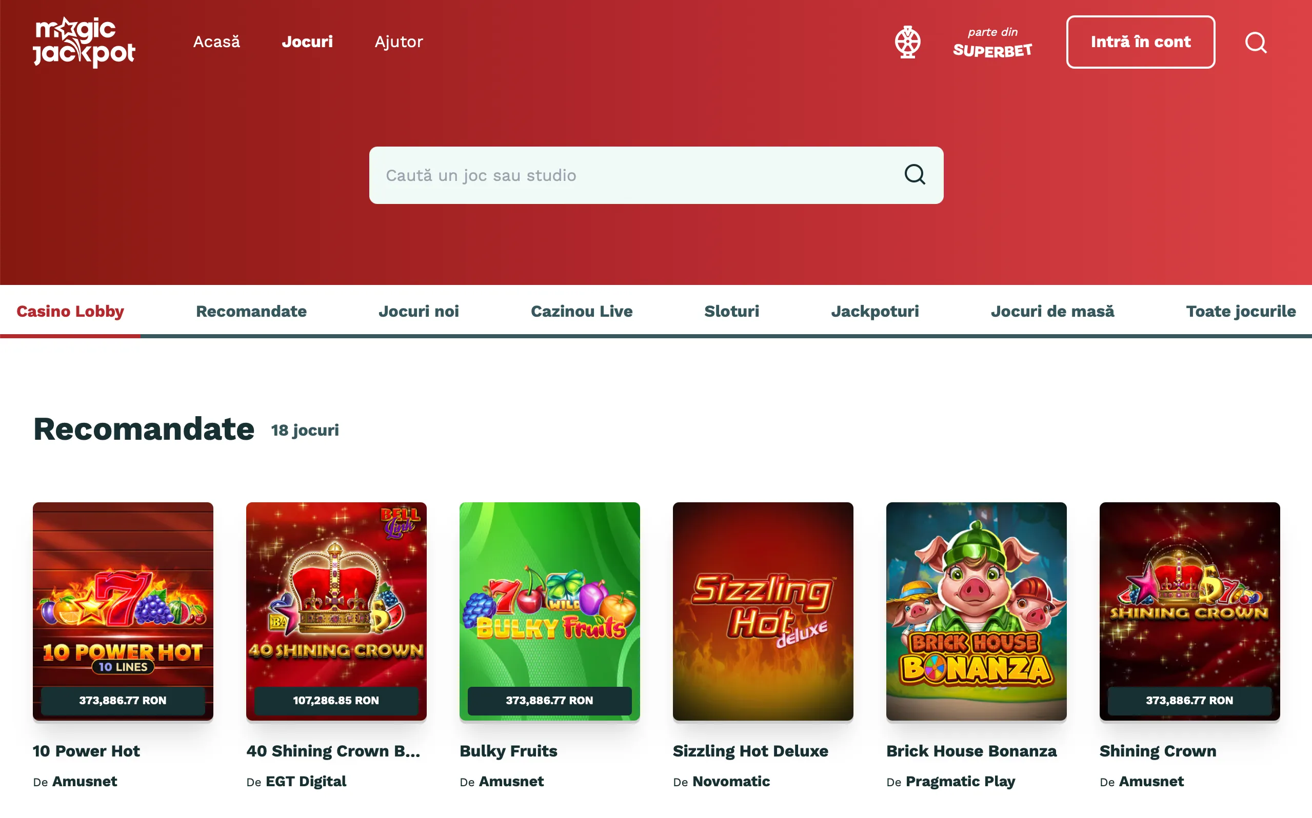 Magic Jackpot Casino