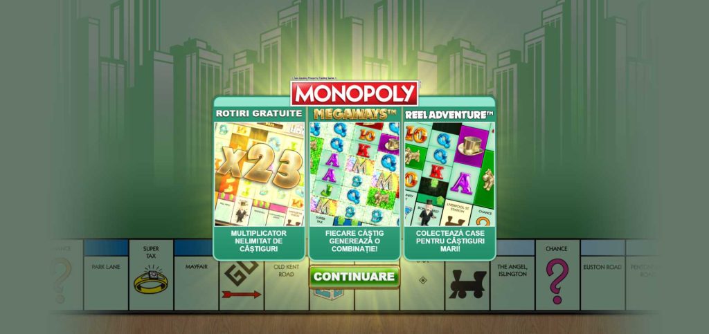 Jocuri ca la aparate: Monopoly Megaways