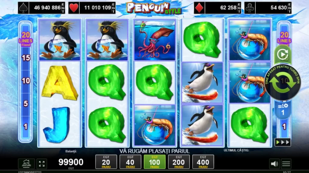 Penguin Style Gratis Demo Online GamePlay