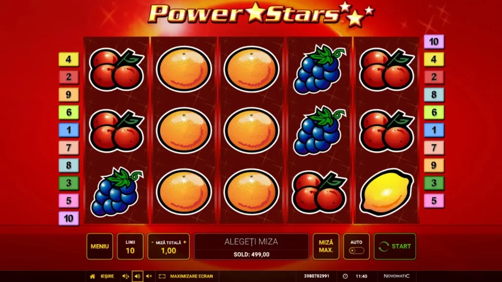 Power Stars Gratis Demo Online GamePlay