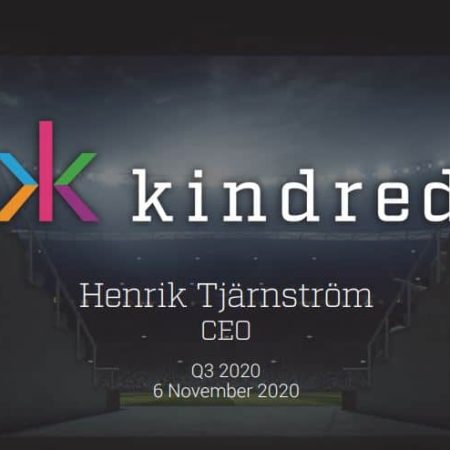 Raport financiar Kindred Group 2020 Trimestrul 3