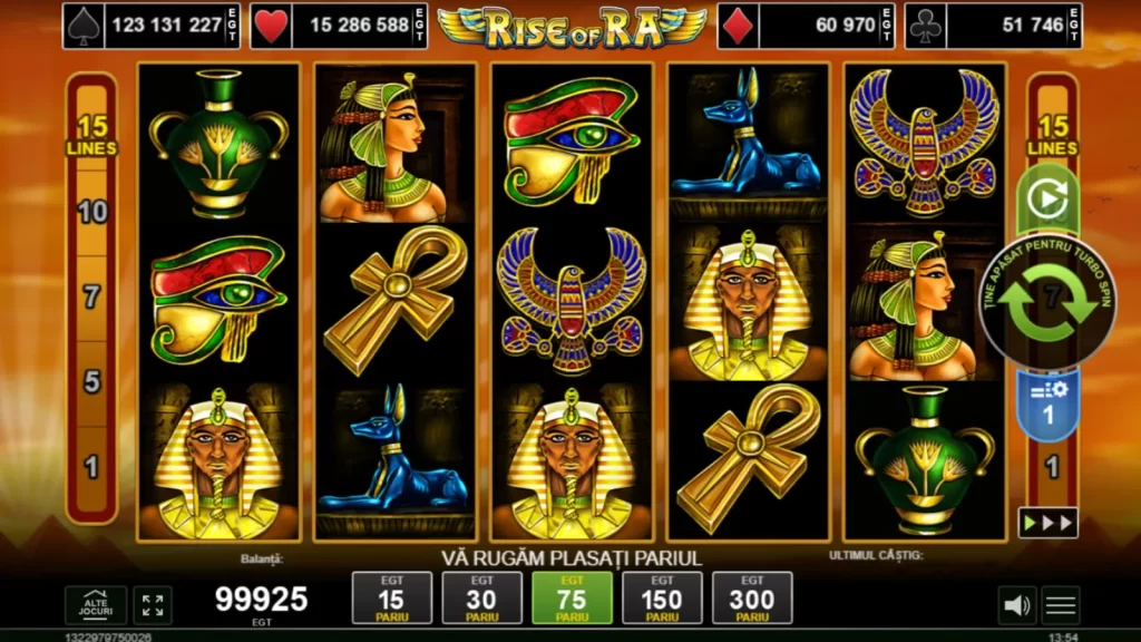 Rise of Ra Demo Gratis Online GamePlay