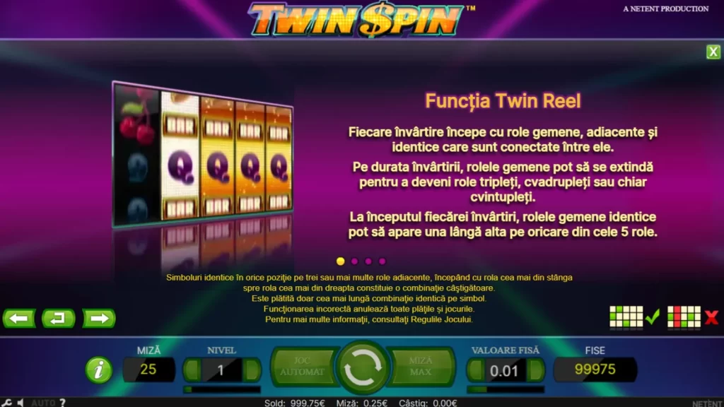 Twin Spin Gratis Functii