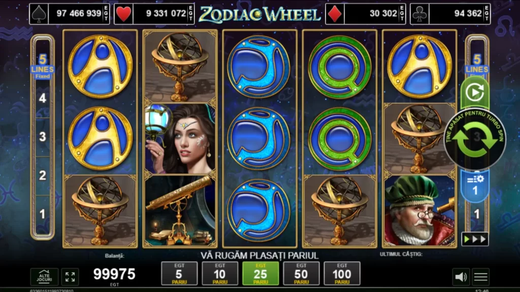 Zodiac Wheel GamePlay