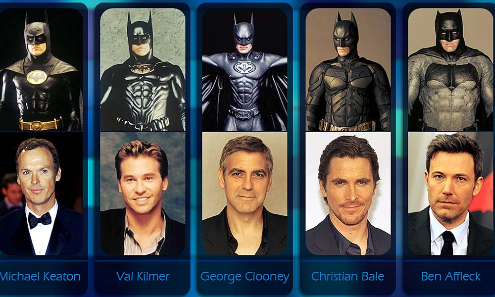 Actori faimoși care au fost in rolul si in povestea lui Batman