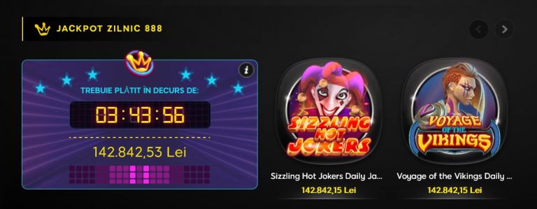 daily jackpot 888 casino