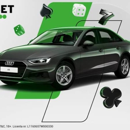 Câștigă un Audi pe săptămână la Unibet!