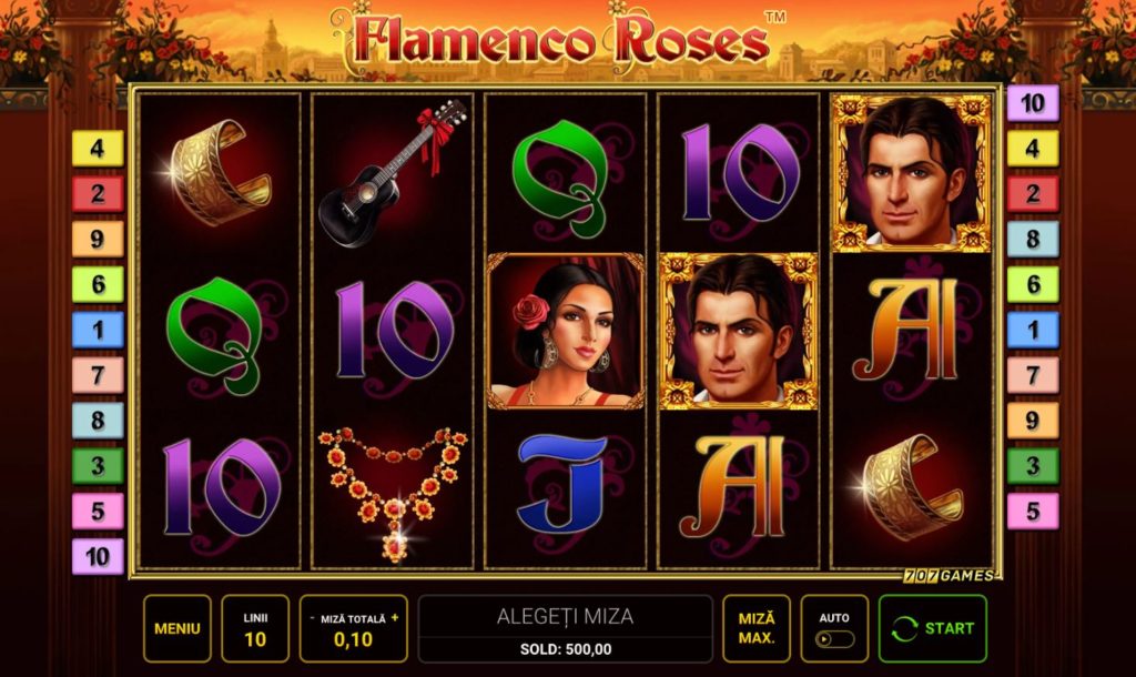 Sloturi cazino: Flamenco Roses
