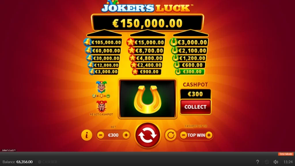 Joker's Luck Demo Gratis Online GamePlay