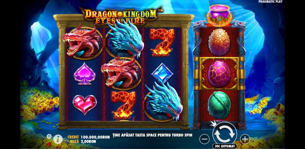 Jocuri ca la aparate: Dragon Kingdom - Eyes of Fire