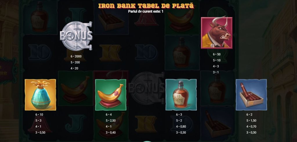 Jocuri ca la aparate: Iron Bank