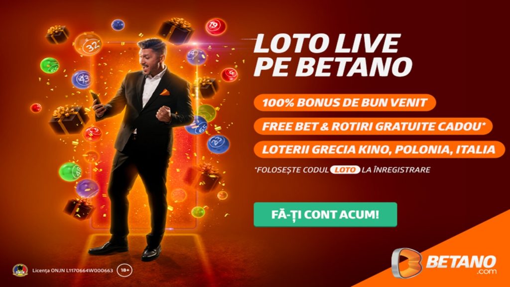 Betano a lansat Loto online