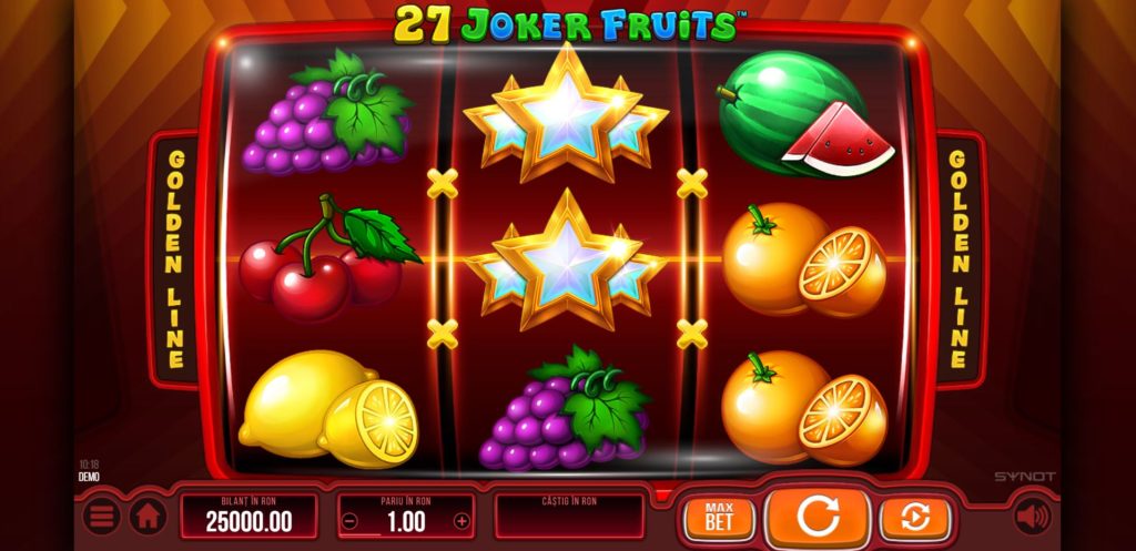 Cum arata slotul 27 Joker Fruits