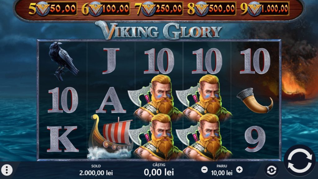 Cum arata jocul ca la aparate Viking Glory