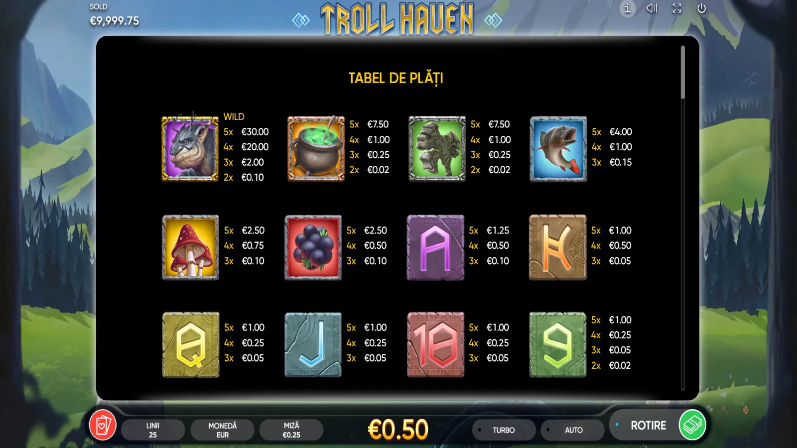 Troll Haven Gratis Simboluri