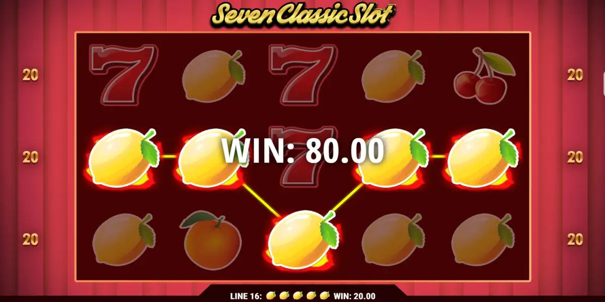 Aparate gratis Seven Classic Slot - linie de lamai