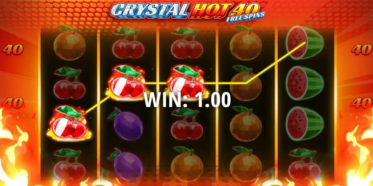 Crystal Hot 40 Free Spins Gratis