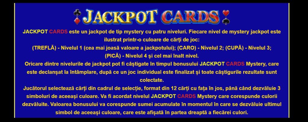 Ce este Jackpot Cards?