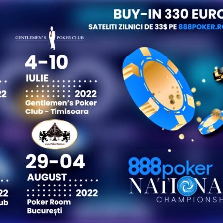 Campionatul Național 888poker Timișoara  – etapa a 2-a se joacă pe 4-10 Iulie