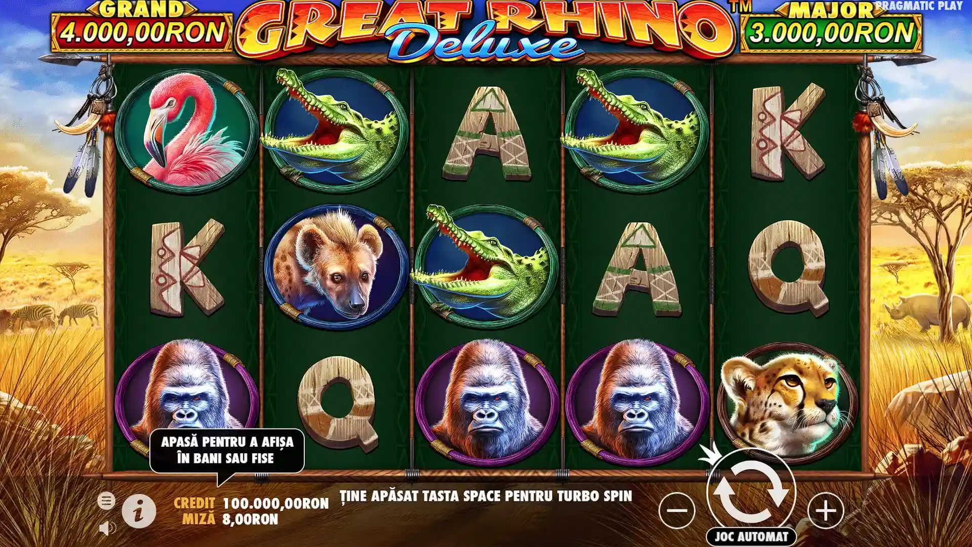 Pacanele gratis Great Rhino Deluxe