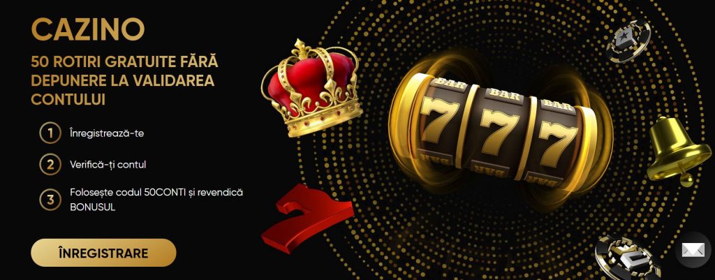 50 Free Spins fără depunere la ContiCazino in iulie 2022