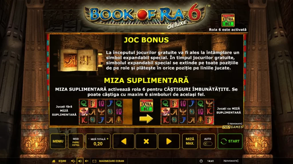 Book of Ra Deluxe 6 Demo Joc Bonus