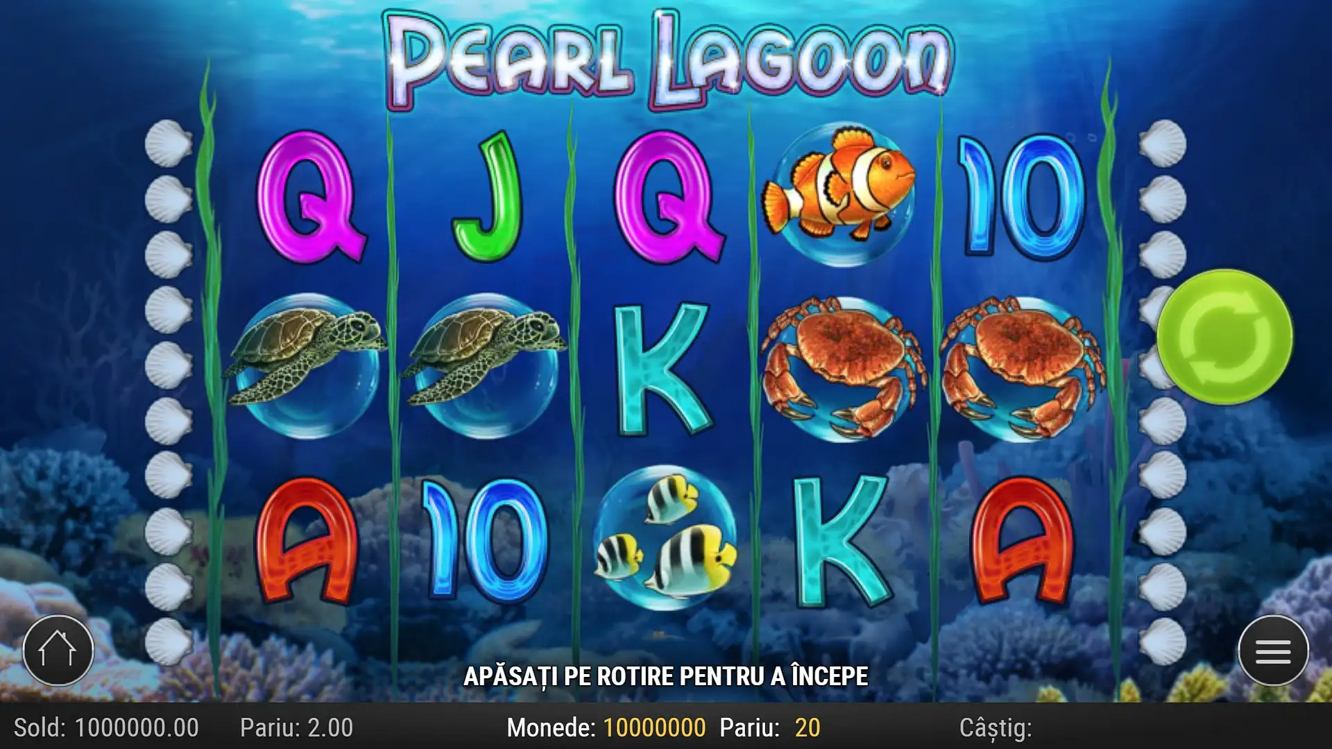 Pacanele demo Pearl Lagoon