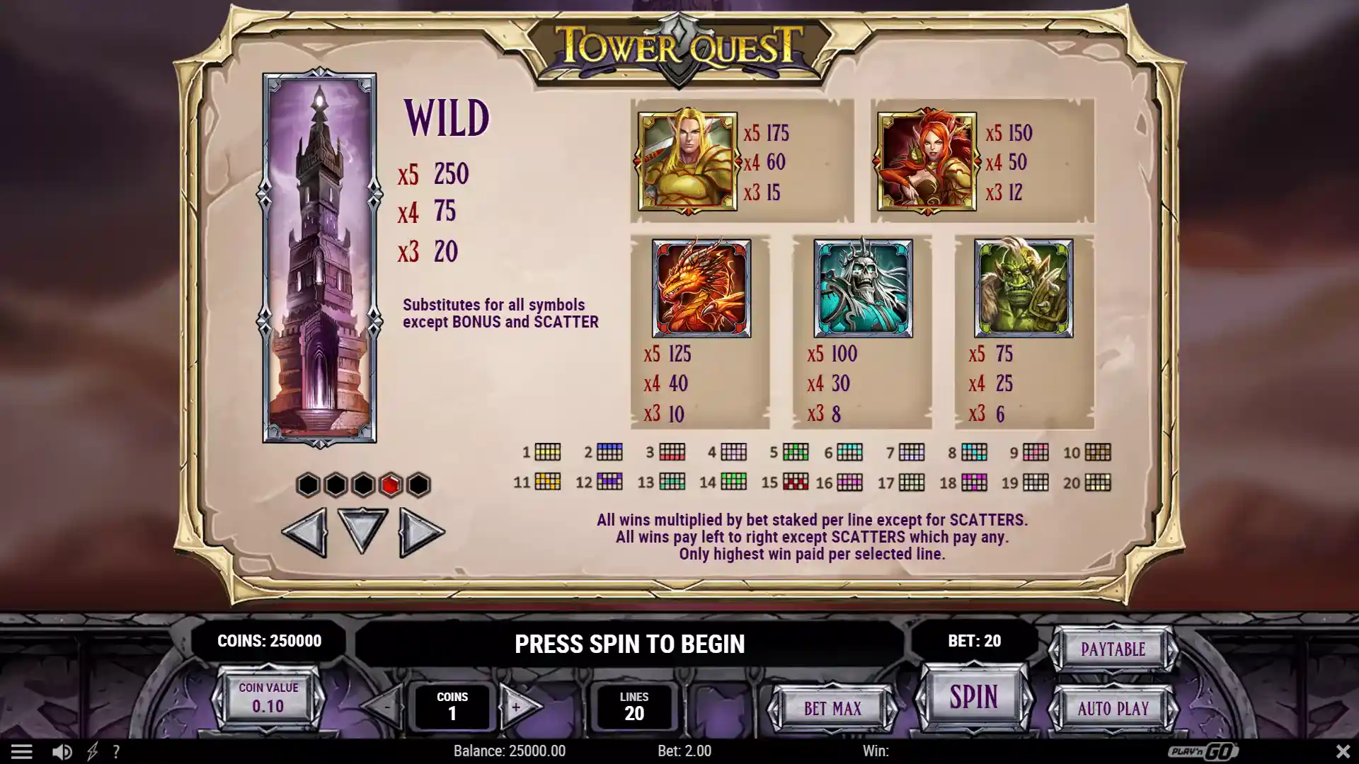 Pacanele gratis: Tower Quest
