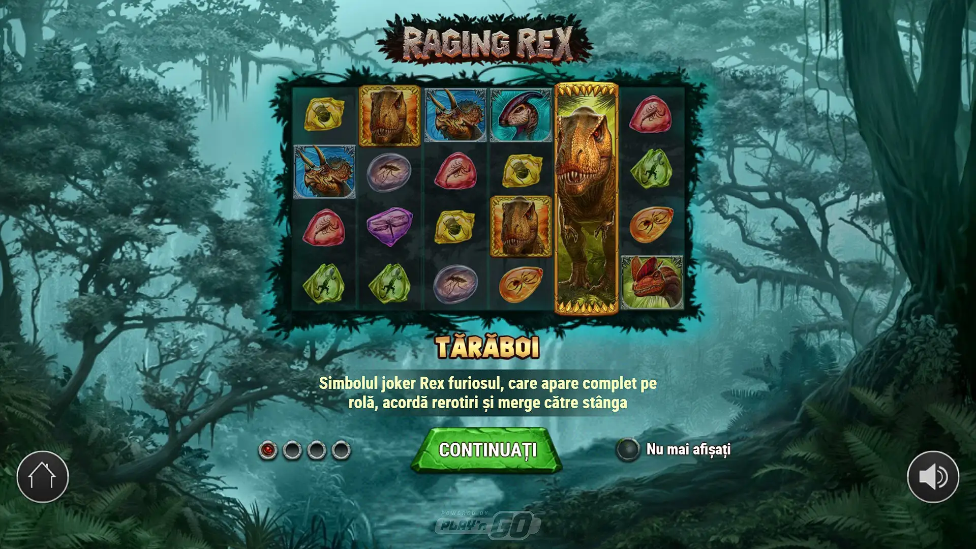 Prezentare Pacanele demo Raging Rex