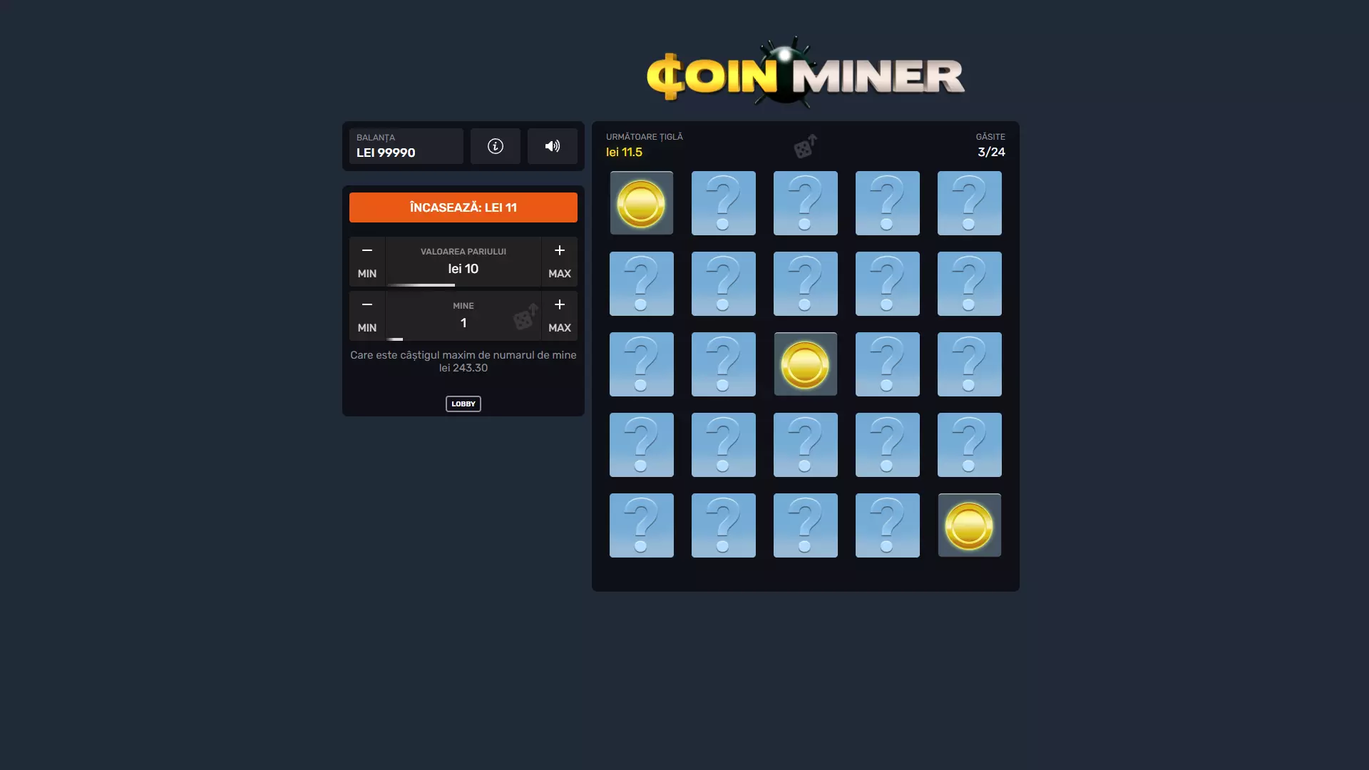 Pacanele gratis Coin Miner