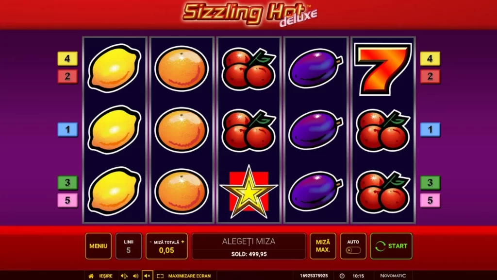 Sizzling Hot Deluxe Gratis GamePlay