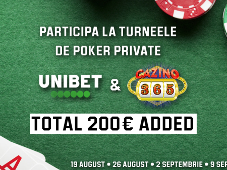 Începe seria de turnee de poker Cazino365 Private la Unibet!
