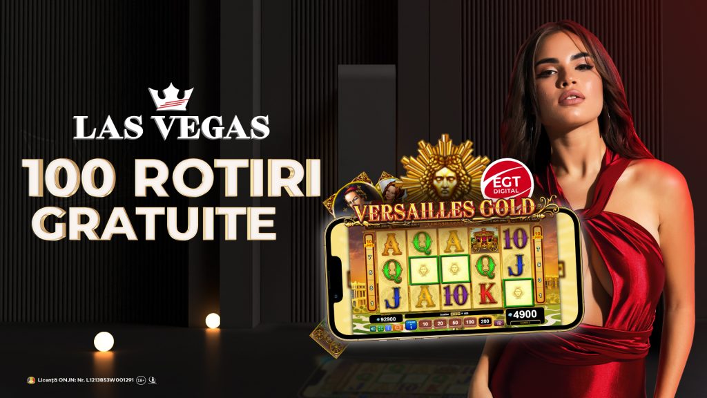 Oferta fără depunere Las Vegas 100 rotiri gratuite la Versailles Gold