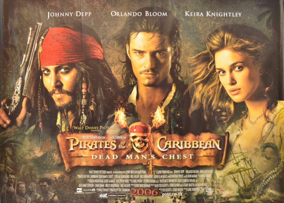 Original poster Pirates of the Carubbean Dead Man s Chest