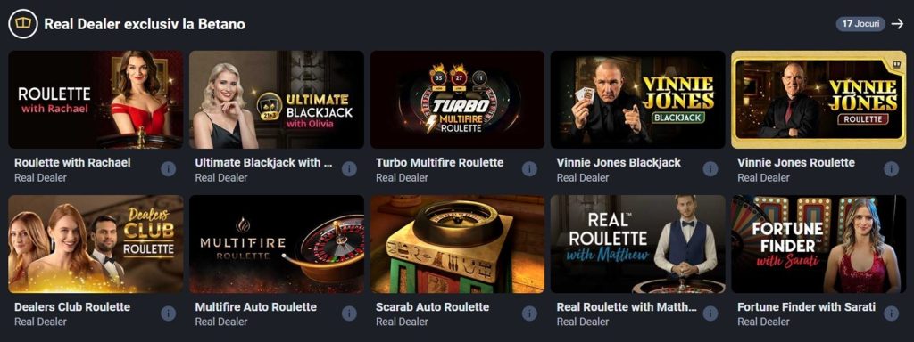 Betano Cazino Live cu dealeri reali - jocuri exclusive - Blackjack si ruleta Vinnie Jones ...