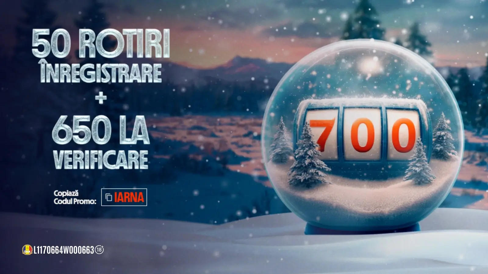 Bonus Fără Depunere - 700 Rotiri Gratuite Fără Depunere