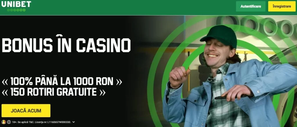 oferta bonus de bun venit unibet