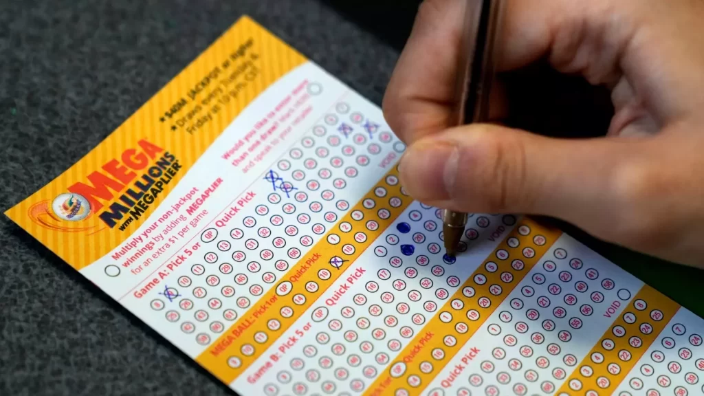Cum arata un bilet cu megamultiplicator la loteria Mega Millions