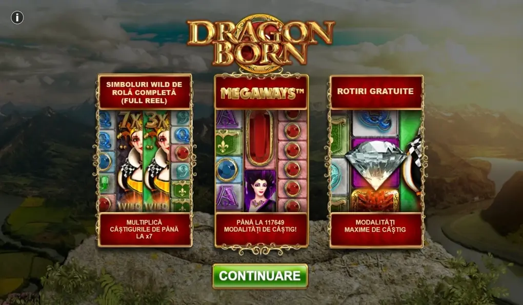 Dragon Born - tipuri de păcănele Megaways