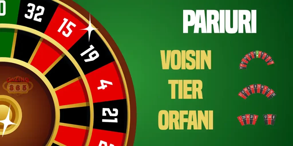Ghidul jucătorului de ruletă - pariurile Voisin, Tier, Orfani