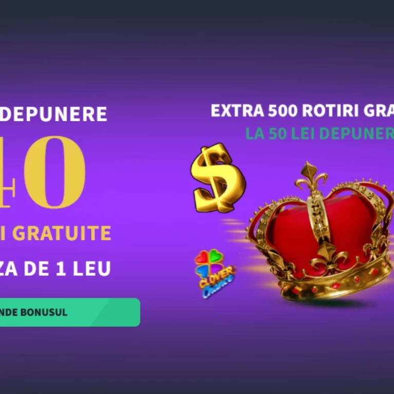 Gets Bet Bonus Fără Depunere – 40 Rotiri Fara Depunere pe Miza de 1 LEU la Shining Crown Clover Chance