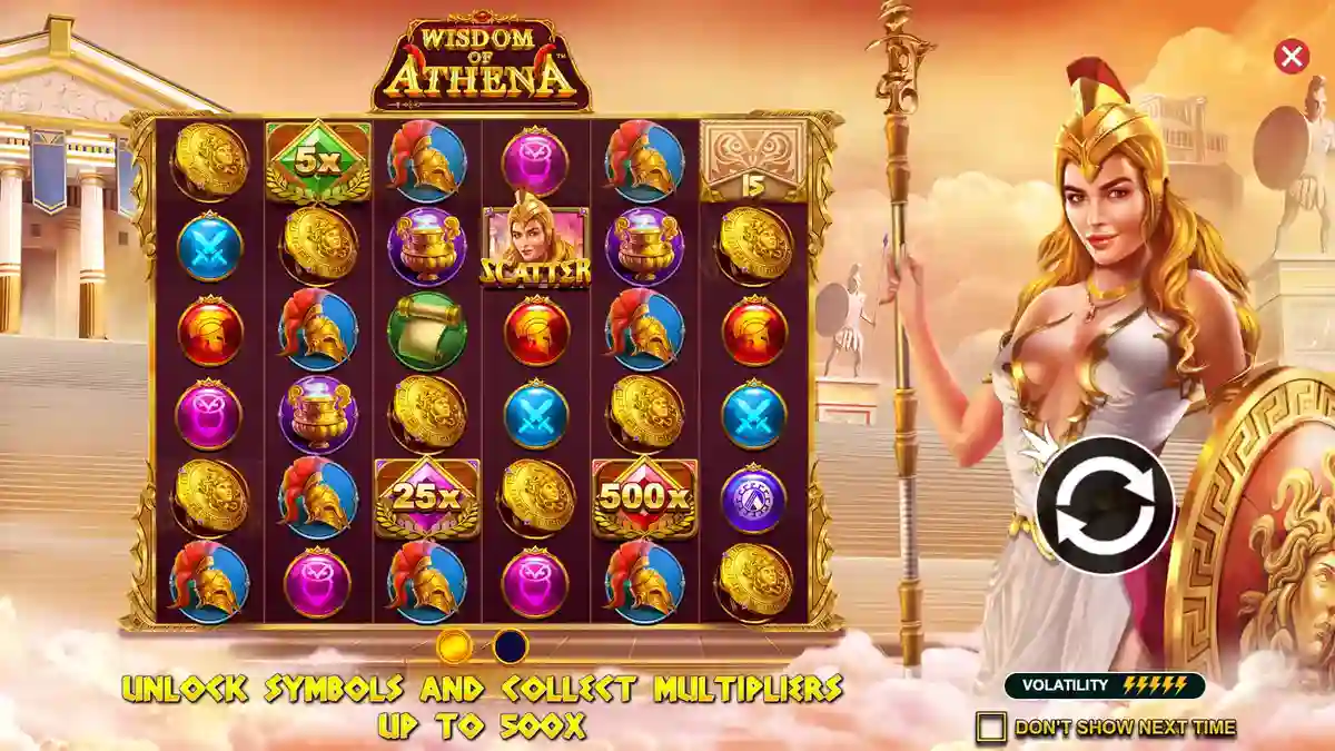 simbolurile jocului Wisdom of Athena