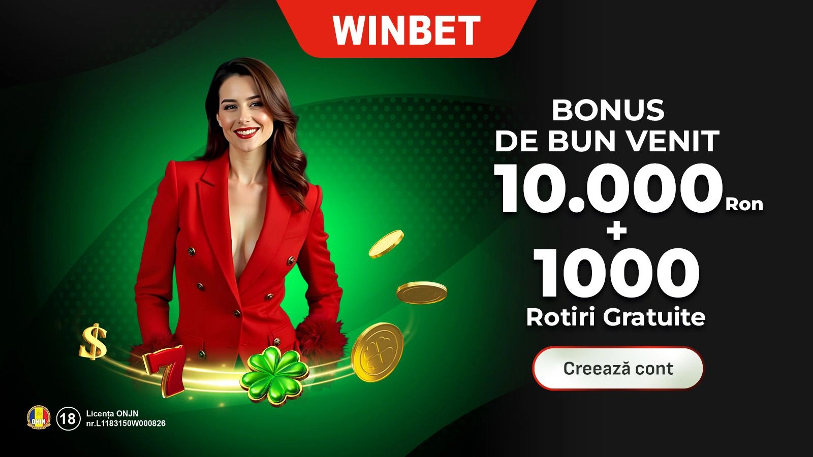 Winbet are unul din Cele mai bune 7 bonusuri la cazino online