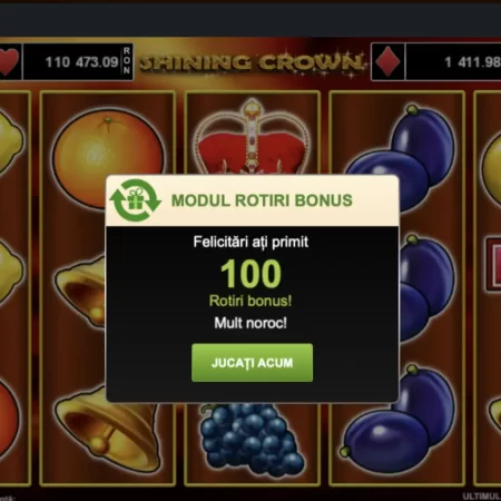 100 Rotiri Gratuite Shining Crown – Ultima Misiune