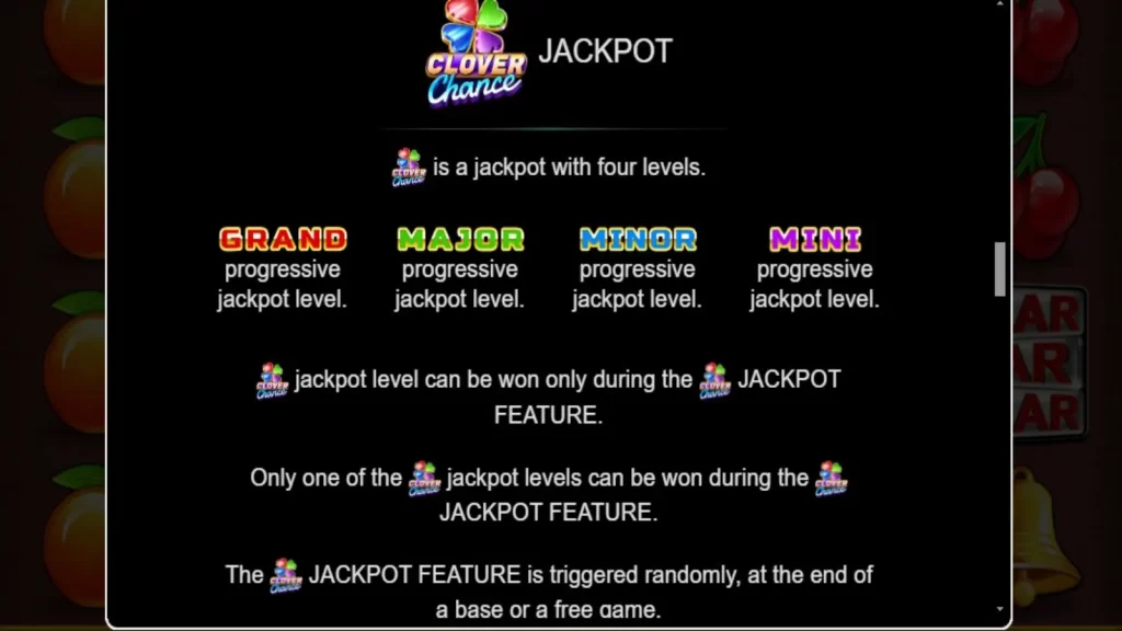 50 Hot Blast Clover Chance Gratis Jackpot