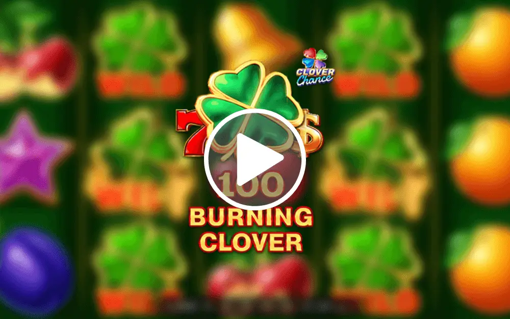 100 Burning Clover Clover Chance de la EGT Digital