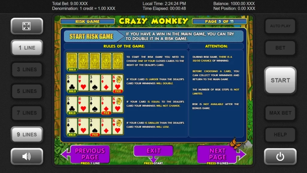 Crazy Monkey Demo Risk Game