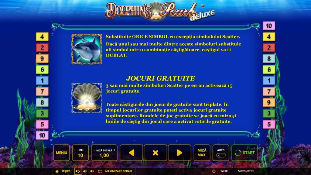 Dolphins Pearl Deluxe Rotiri Gratuite